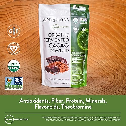 Miniatura 3 de Polvo de cacao orgánico fermentado.