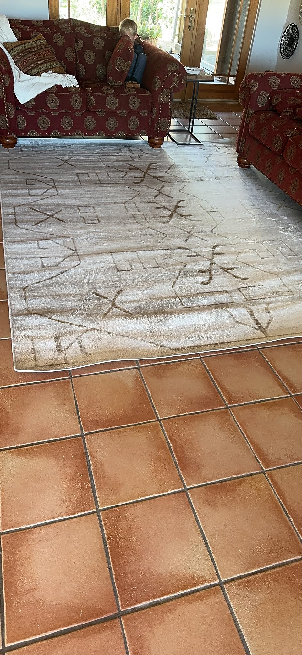 Pertek Rugs Buy Hauteloom Pertek Checkered Tile Living Room Bedroom Dining Room ...