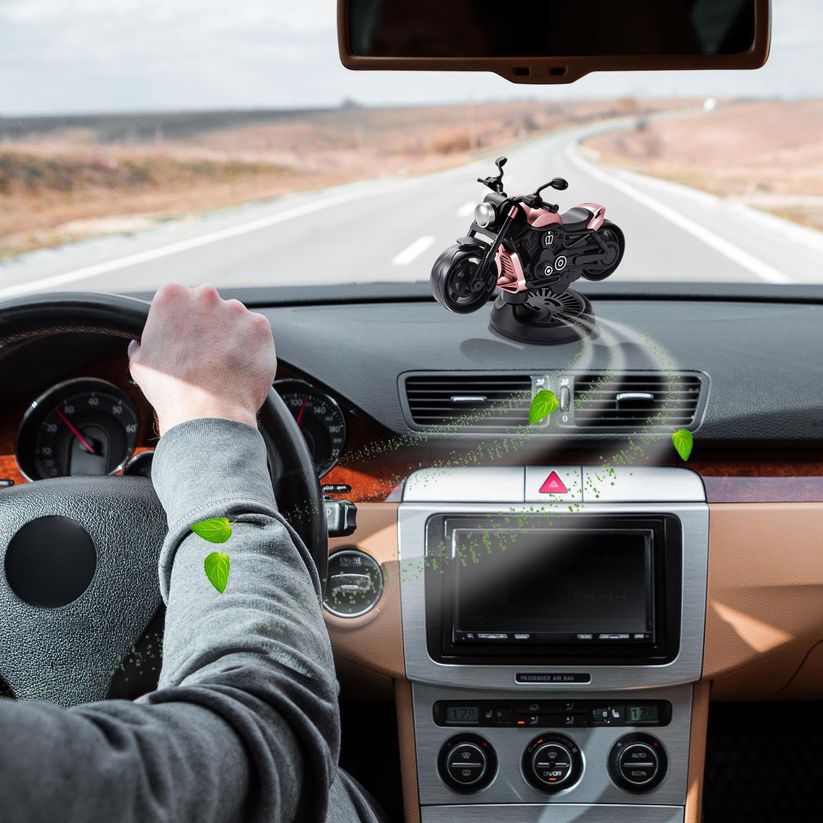 Profumatori D'Aria Per Auto Diffusore Di Profumo Con Rotante | Profumatore per l'Aria 'Auto a Forma di Motocicletta Per Uomini E Donne, Adatto A Interni Di Camion, SUV, Cruscotto E