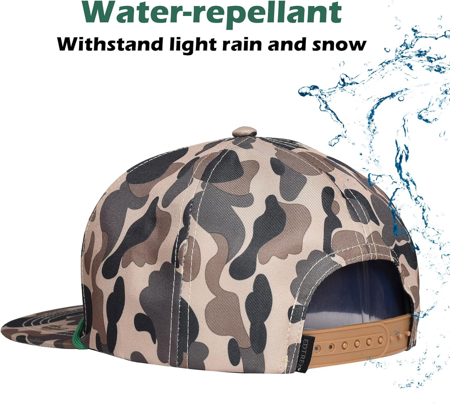 EDTREK Elite Youth Country Hat for Big Kids - Boys Snapback Hat with Flat Brim