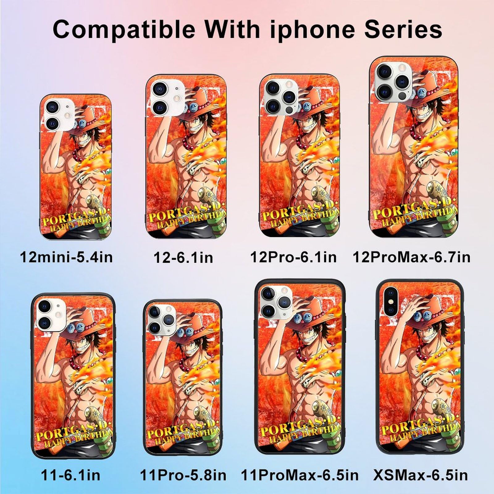 Amazon.co.jp: ワンピース エース 火拳 ONE PIECE iPhone 11 用 ケース