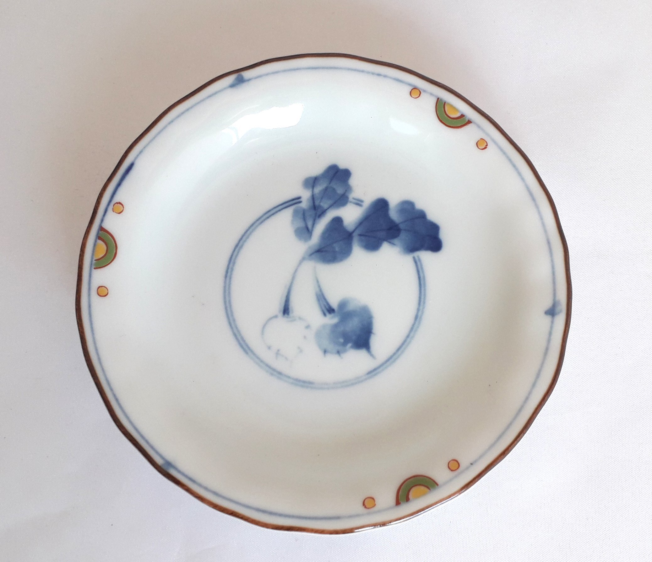 Teller KOZARA japanische Beilagenteller 5er Set hergestellt in Japan Ø 12 cm