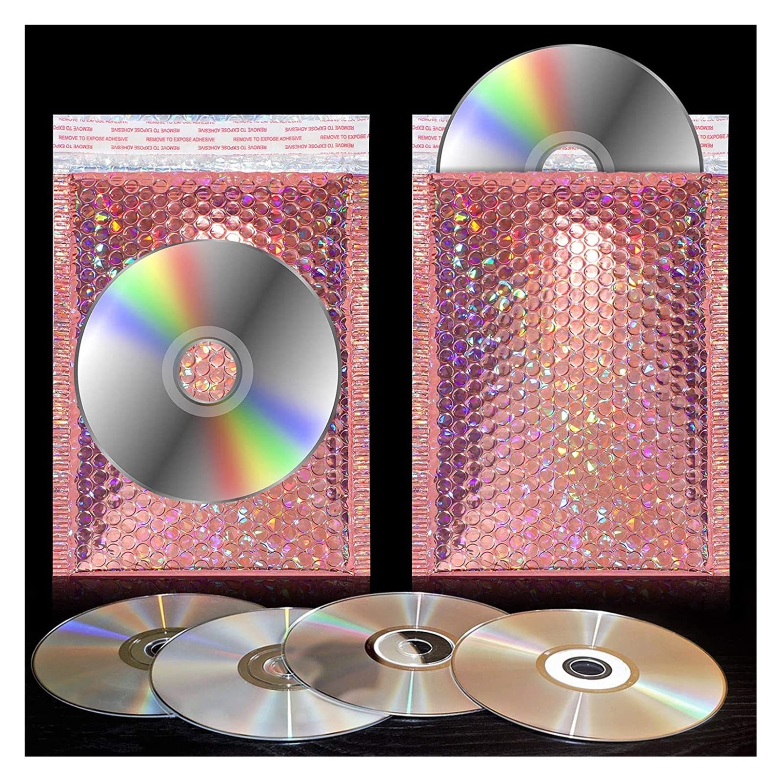 Torby pocztowe Koperty bąbelkowe 50 sztuk/opakowanie Wysyłka Koperta bąbelkowa Plastikowa poduszka(Metallic,18 * 23cm)
