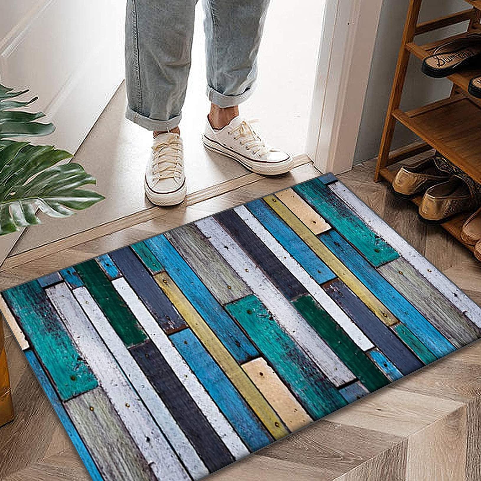 Amazon｜キッチンマット 玄関マット 60x120cm カーペット 防音 厚手