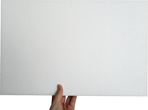 Miniatura 3 de DNB Craft - Tabla de espuma gruesa de poliestireno rectangular de 17 x 11 x 2 pulgadas, 3 piezas, suministros para manualidades y artes