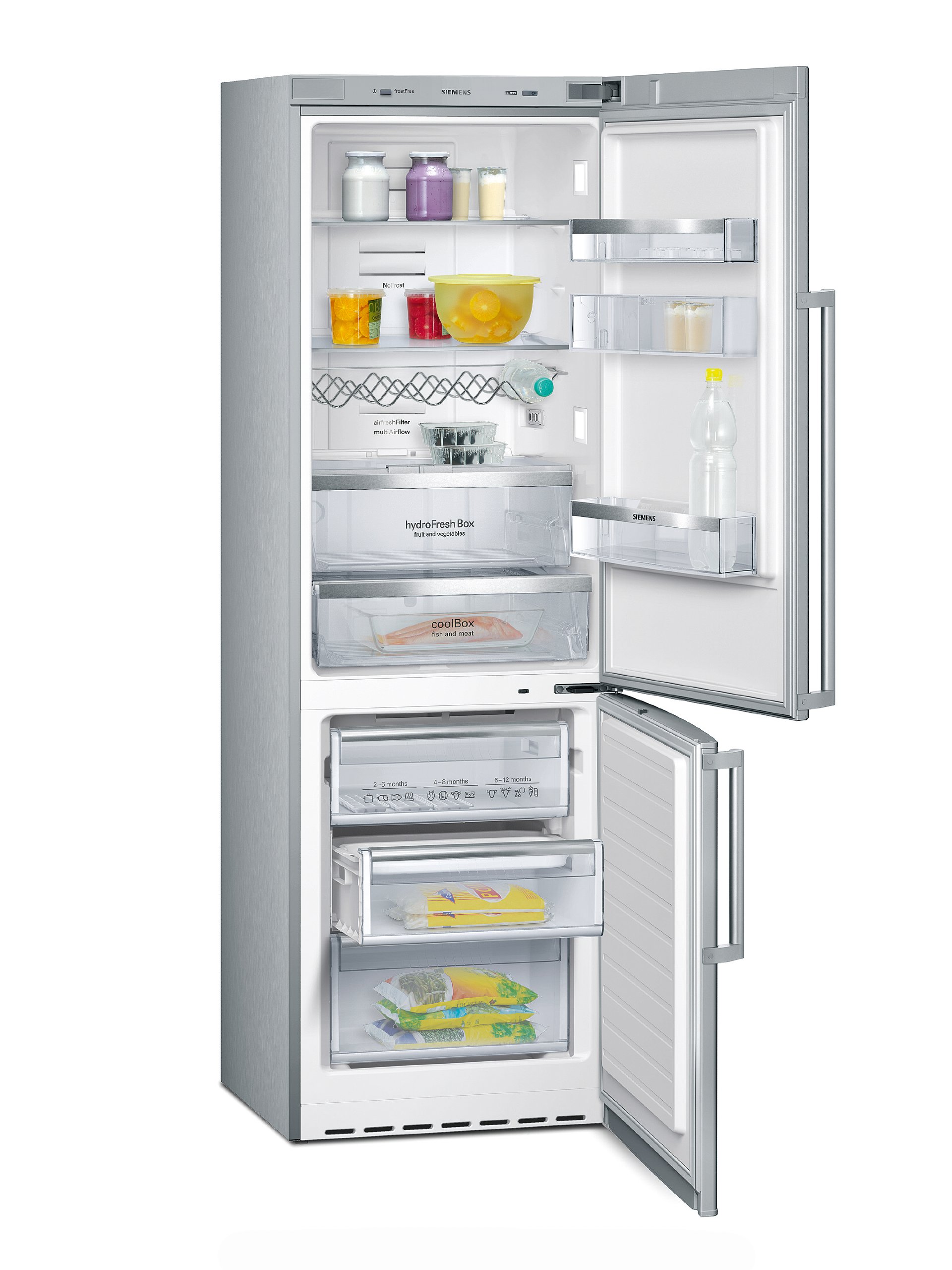 Réfrigérateur Combi Siemens KG36NAI32 No Frost, idéal pour conserver les repas de famille.