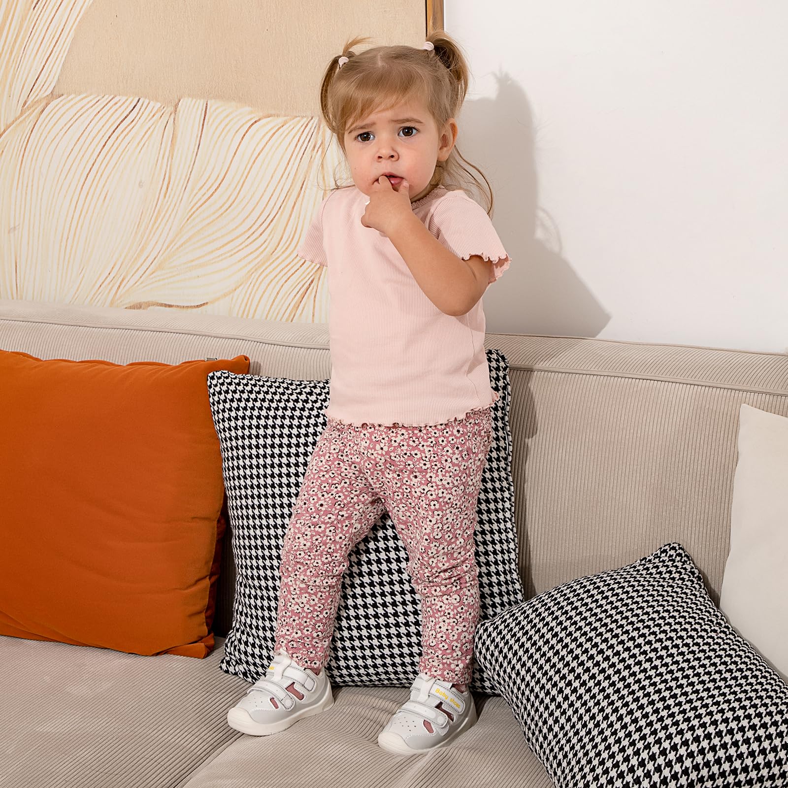 LACOFIA Sandalias para Bebé Niño Niña Zapatos Primeros Pasos de Verano Calzado Respirable Infantil con Suela Goma Antideslizante