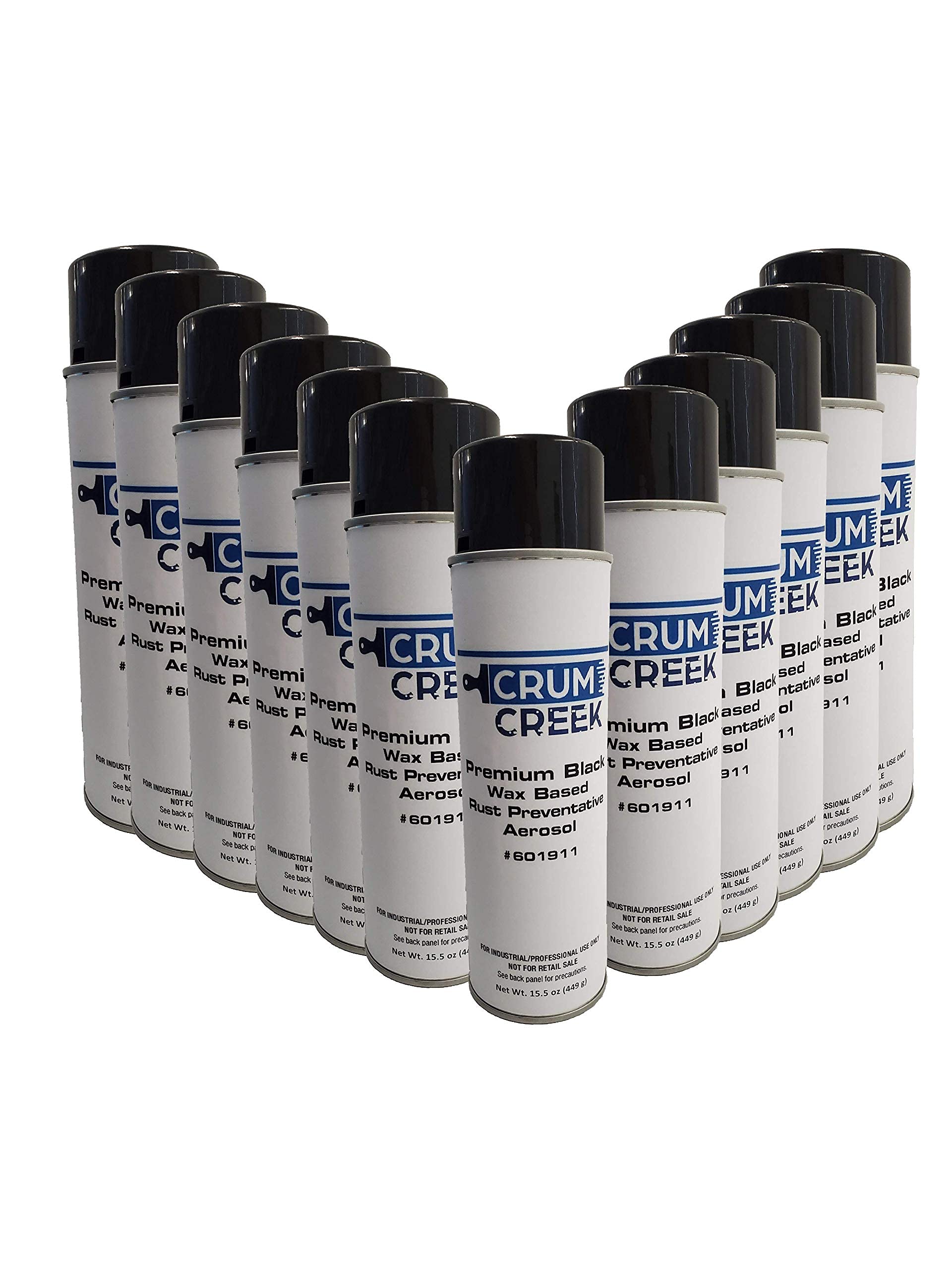 CRUM CREEK Premium Wax Based Rust Preventative Aerosol 12 Pack