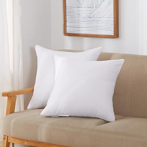 Miniatura 2 de Acanva Insertos de almohada para cama sofá silla decoración de interiores cojín cuadrado con microfibra de poliéster de alta calidad 20 x 20