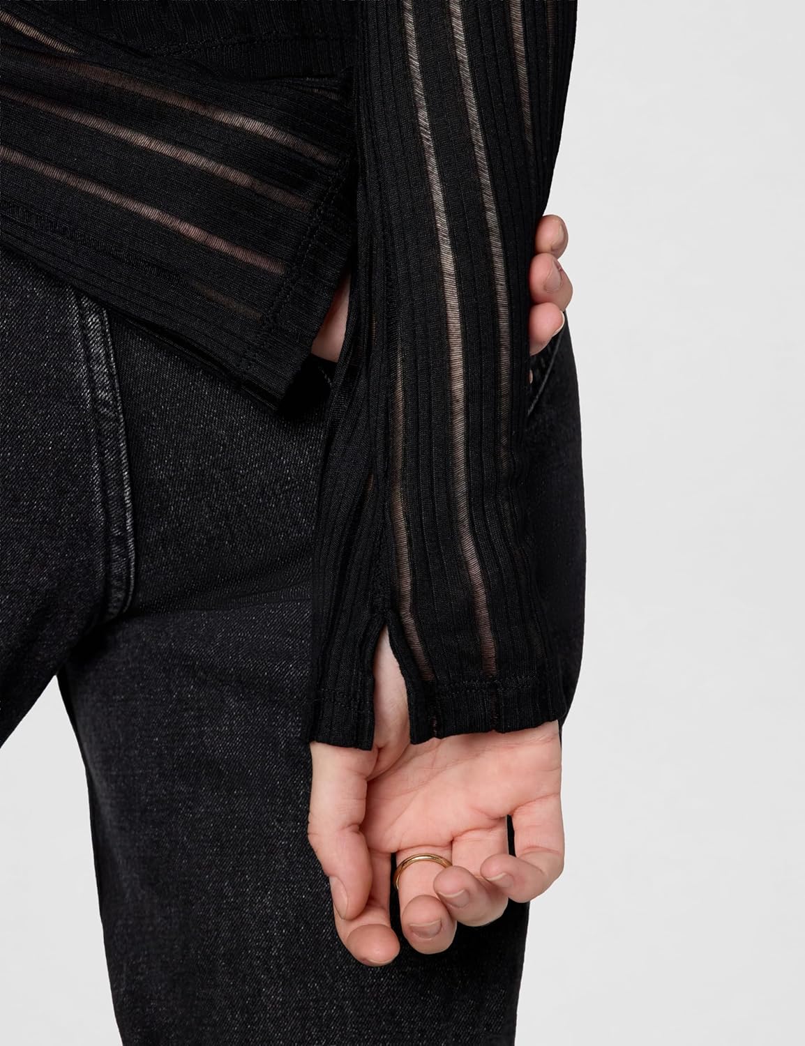 Allsaints Womens AKI Ls Tee - Image 6