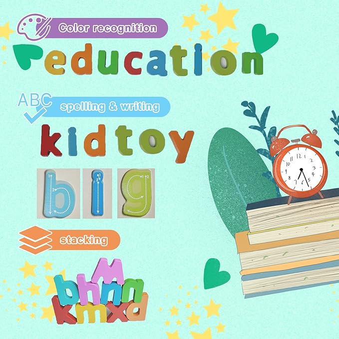 Rompecabezas Madera Abecedario Letras Minusculas 3 Anos miniatura 4