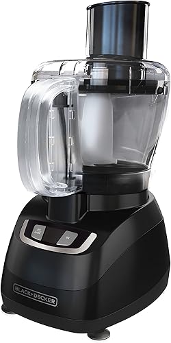Miniatura 2 de BLACK+DECKER Procesador de alimentos de 8 tazas, negro, FP1600B y procesador de alimentos de 8 tazas de fácil montaje