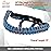 SUNYA Archery Bow Wrist Sling, 550 Paracord Strap Comfortable on Hand.100% Full Grain Leather Yoke, Multiple Camo Colors.Fit Compound Bow Stabilizer & Recurve. (Lily 36)