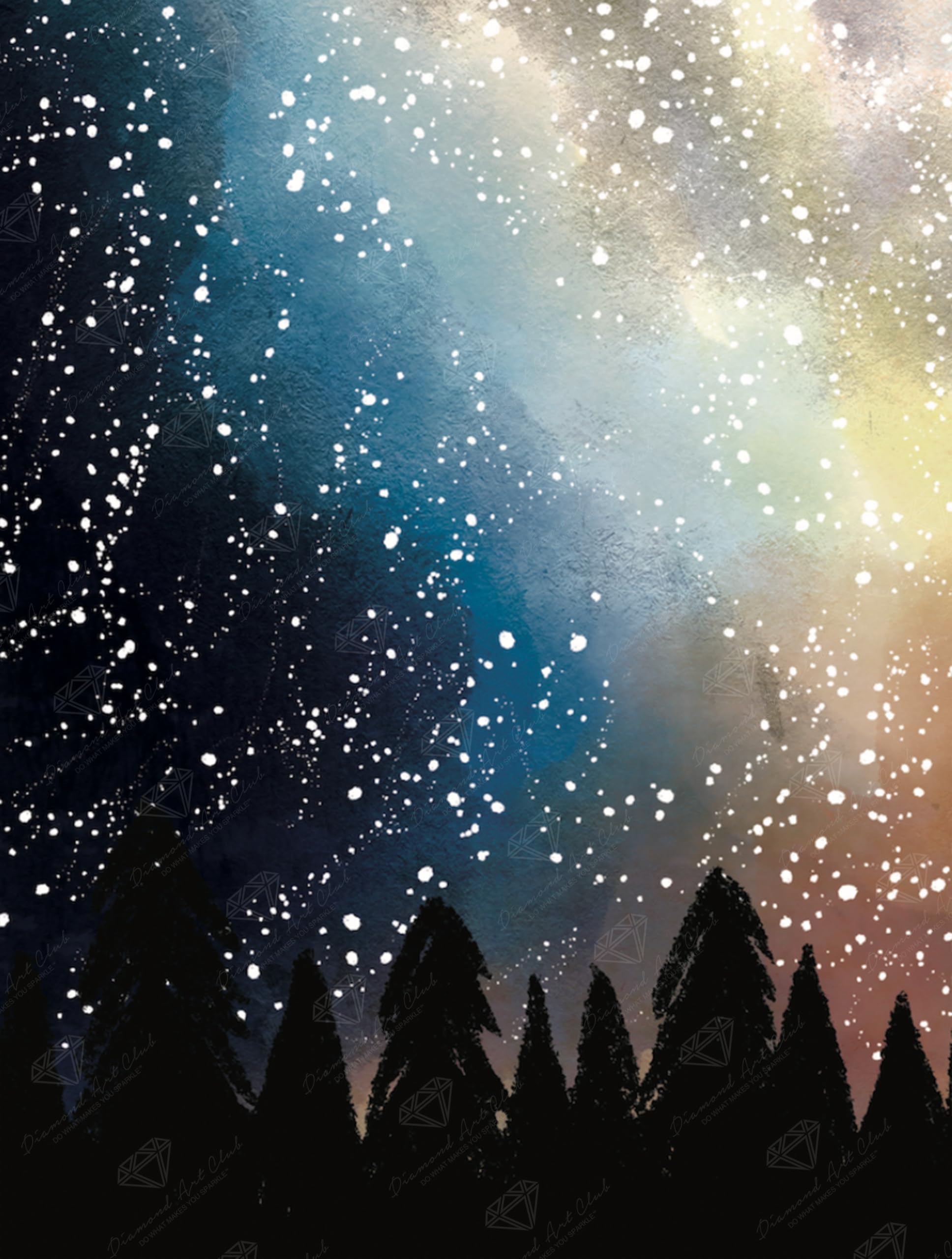 Amazon.com: DIAMOND ART CLUB The Milky Way Diamond Art Kits for