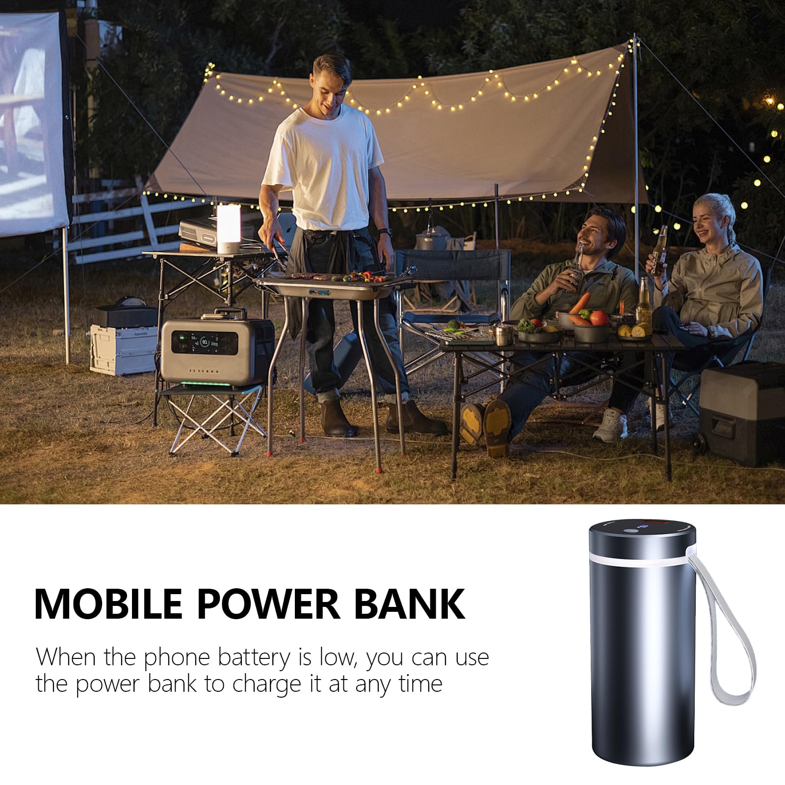 KAHDGSS Protective 22.5W Aluminum Battery Sleeve Case for 46800 Travel Battery Storage Holder Shockproof Battery Protector