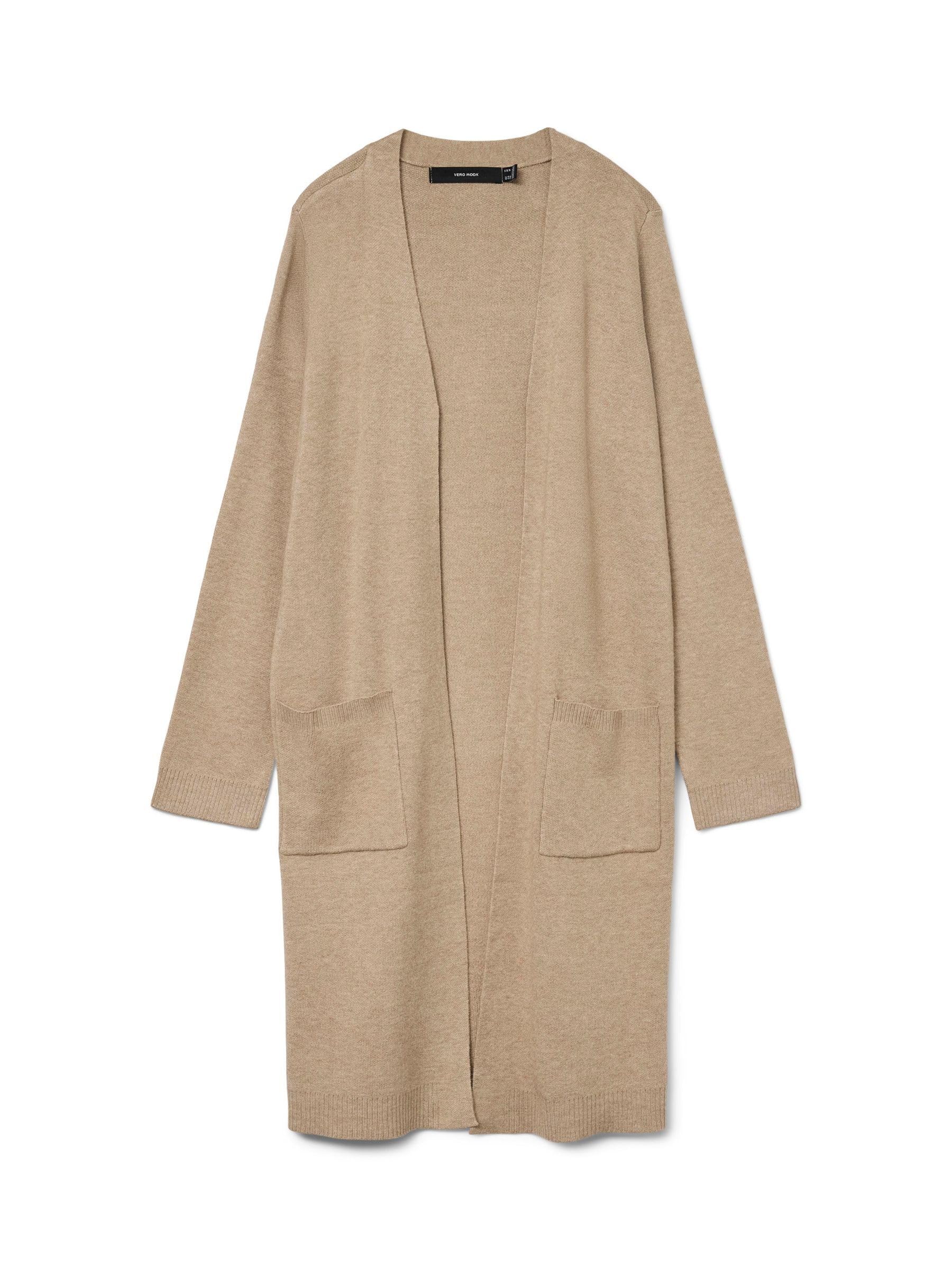 VERO MODA Female Cardigan VMSABA Cardigan, Silver Mink/Detail: Melange, S