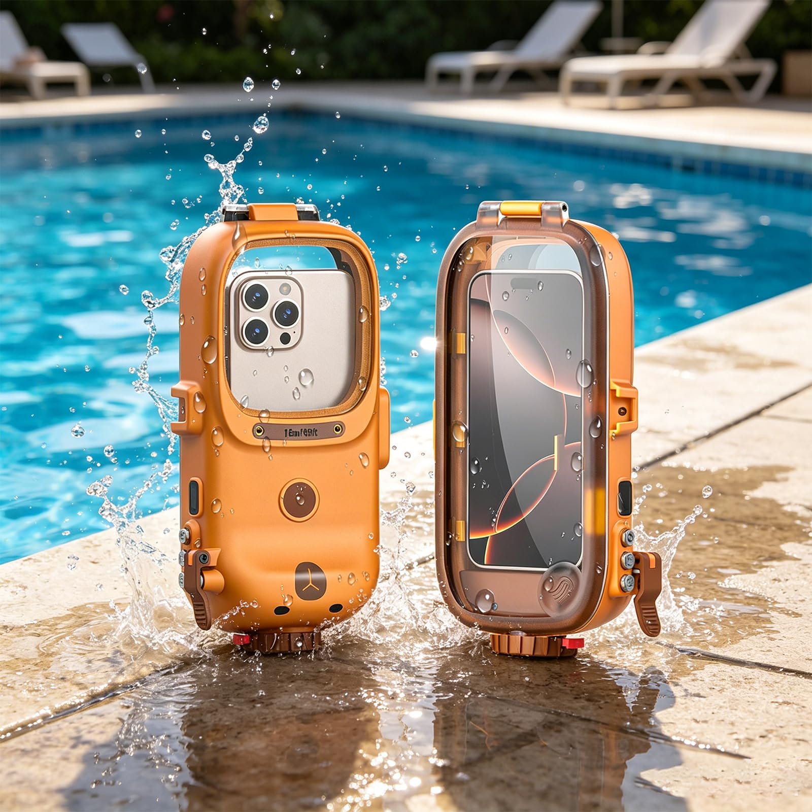 Custodia per telefono resistente all ' acqua per schermi da 4, 7 a 6, 9 pollici adatta moderni smartphone per la difesa del telefono sportivo