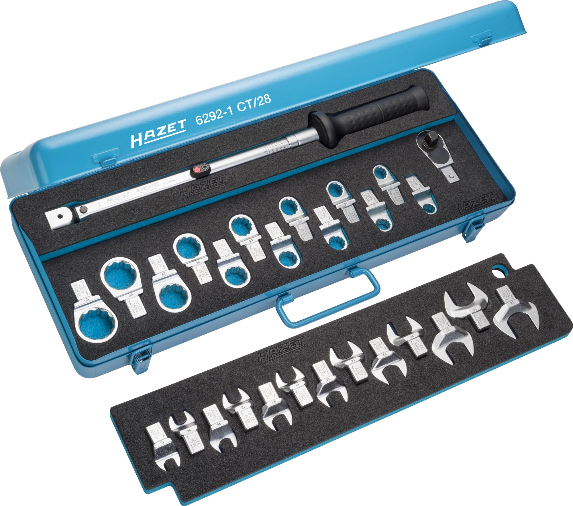 HAZET Torque Set 6292-1CT/28 ∙ Number of Tools: 28, Multi-Colour