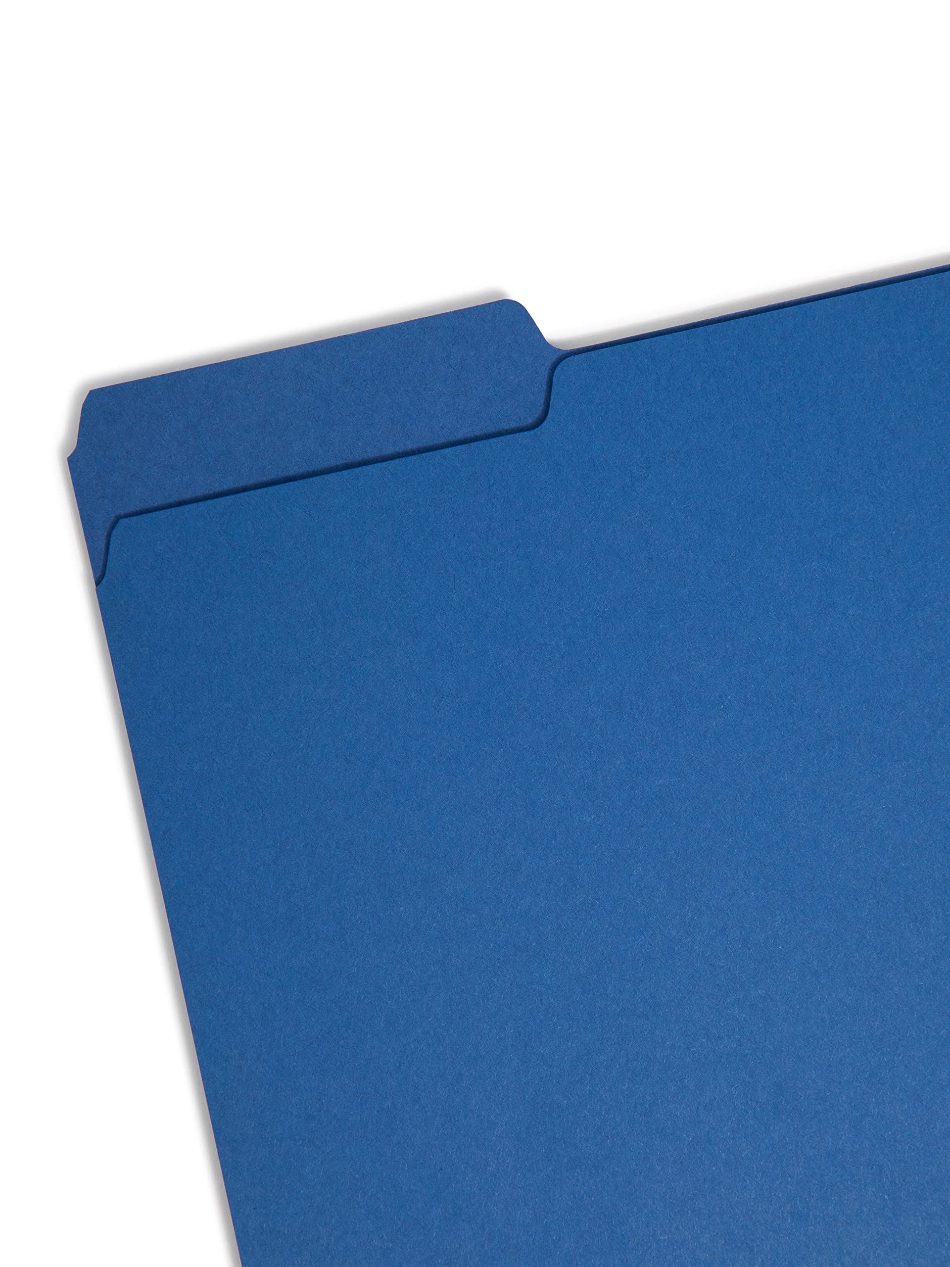 Smead File Folders 1/3 Cut Letter Navy (100) Plástico Azul archivo - archivos (Plástico, Azul, Carta, 295,3 mm, 233 mm)