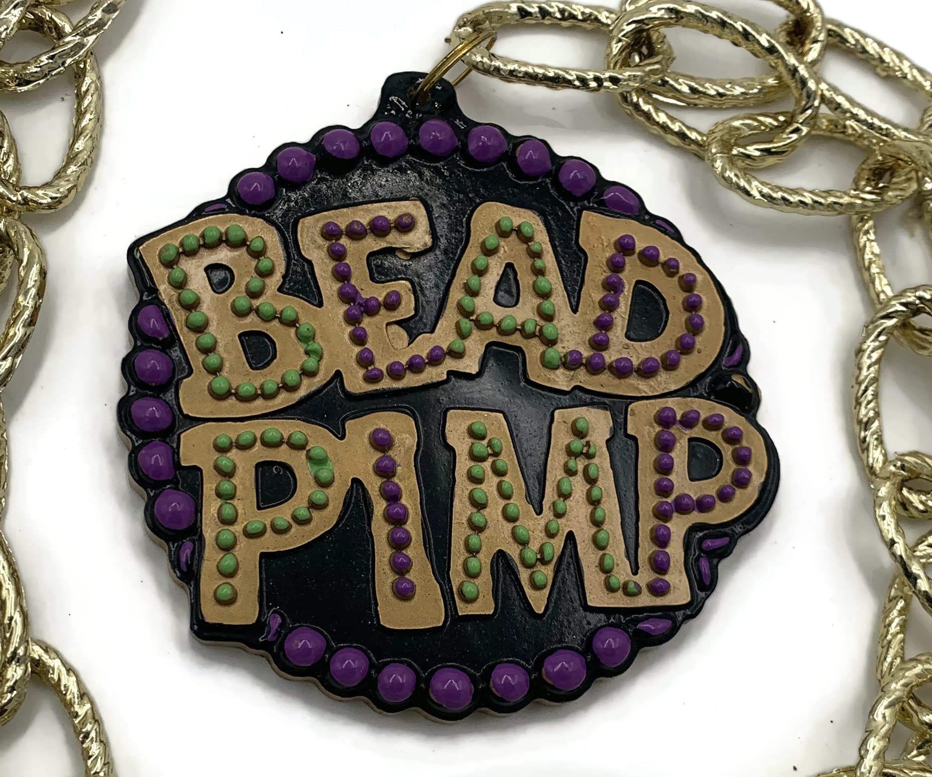 MOONIGHTING Pack of 12 pcs Holiday New Year Party Necklace Metallic color Beads Decoration Mardi Gras Party