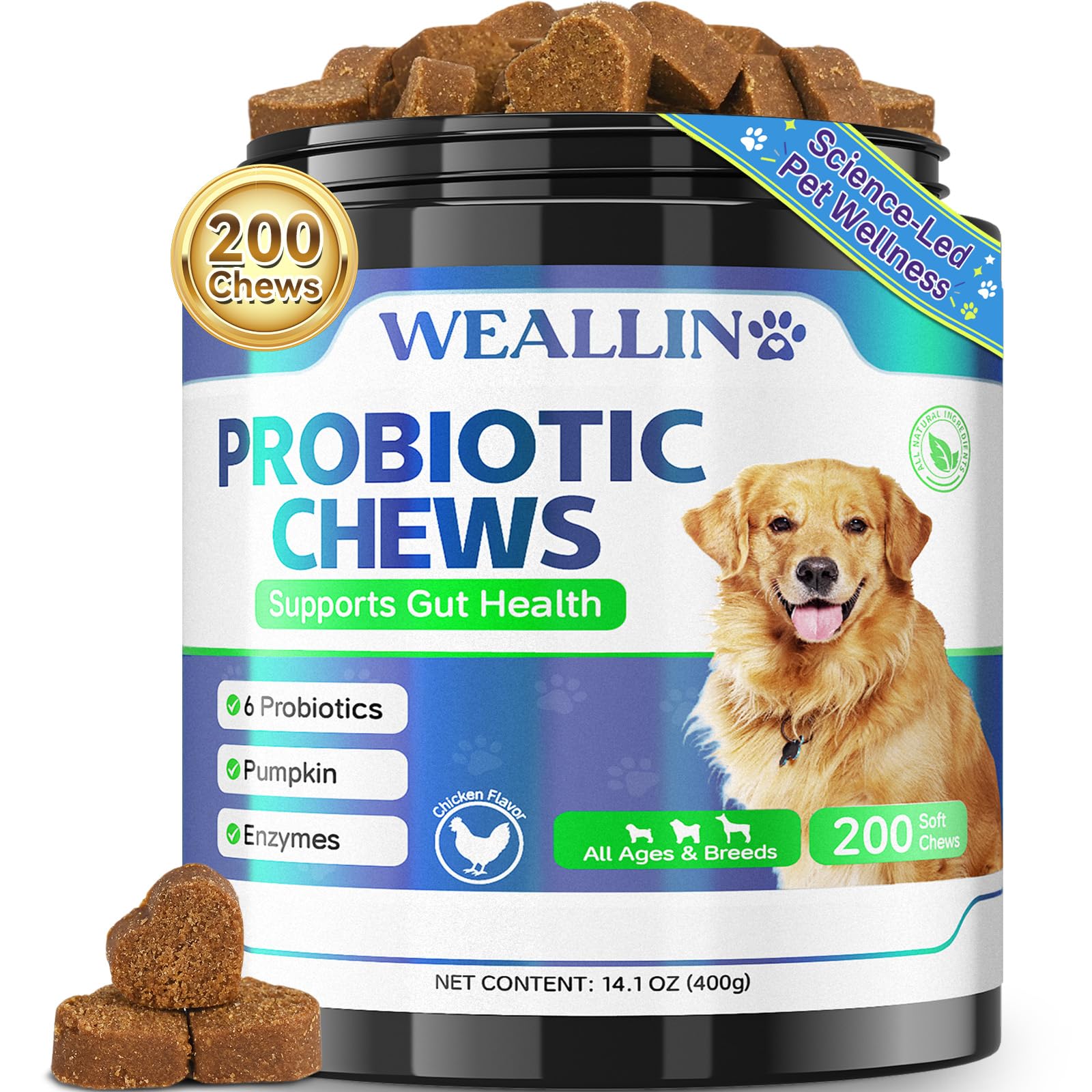 WEALLIN Probiotics for Dogs