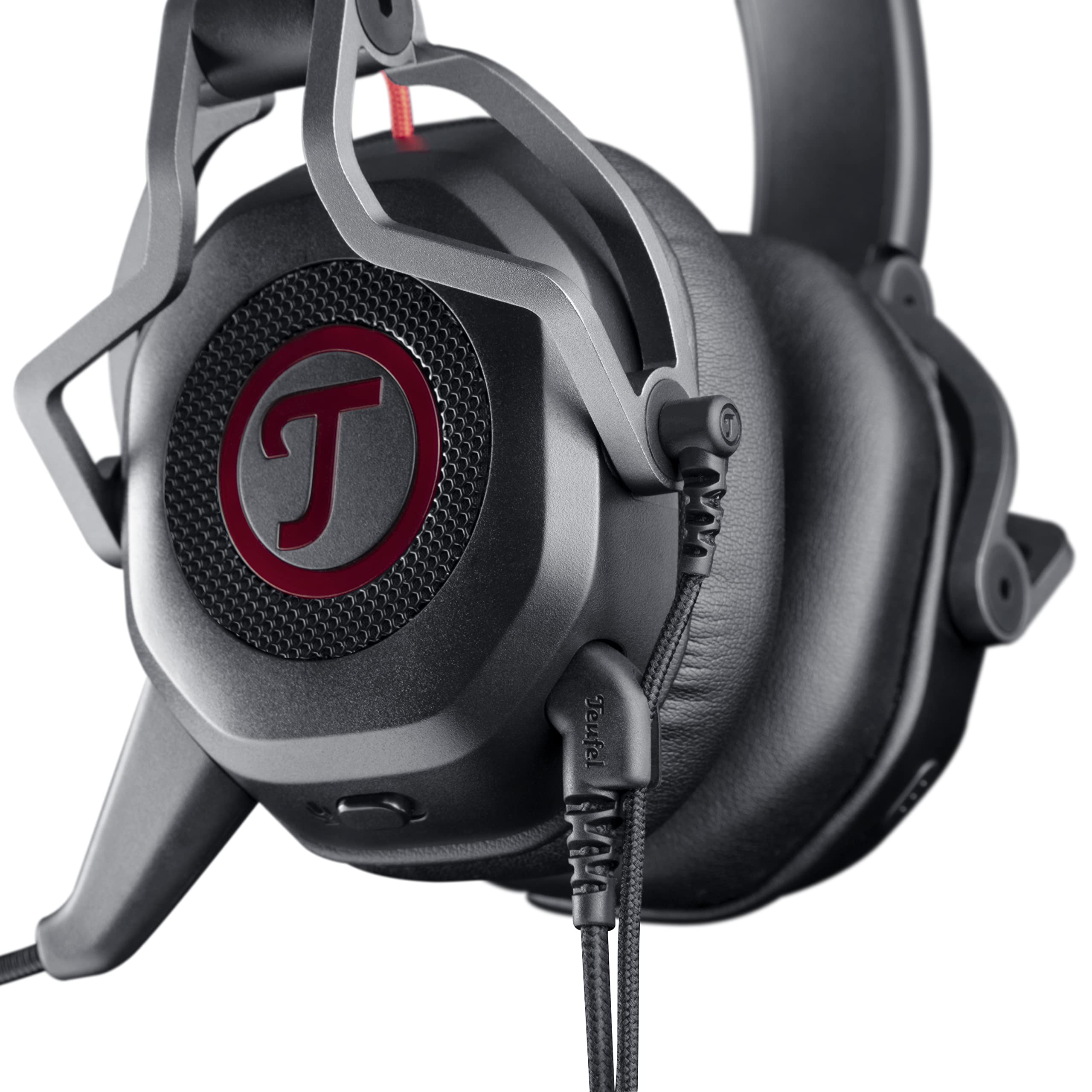 Teufel CAGE - Gaming Kopfhörer mit 7.1.-Surround-Sound-Algorithmus, HD-Mikrofon, Robustes Design - schwarz