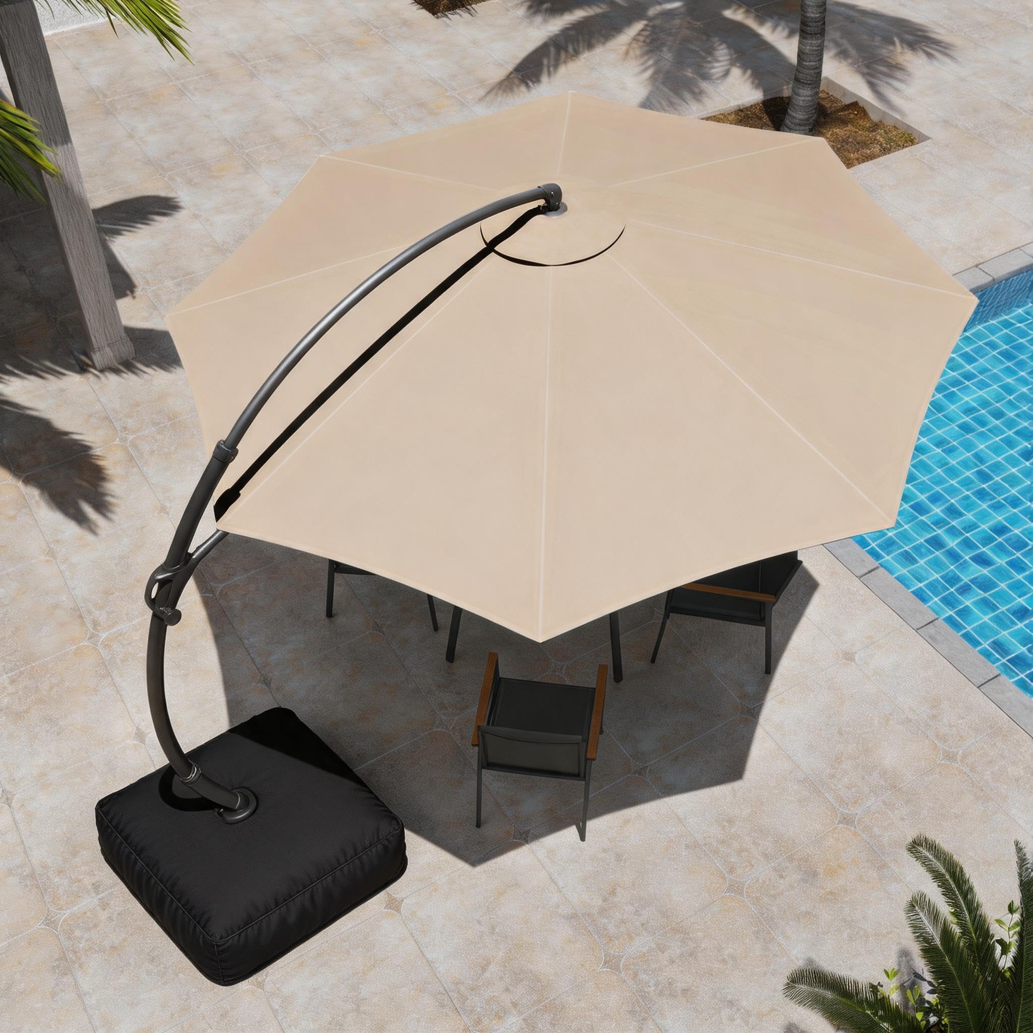 The 5 Best Patio Umbrellas in 2026 1 LAUSAINTHOME LAUSAINT HOME Outdoor Patio Umbrella with Base included, 11 FT Delu — product photo