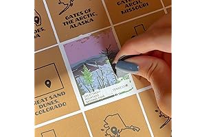 Park People US National Parks Scratch Off Poster