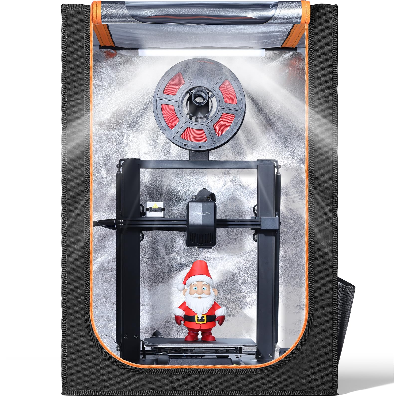 YOOPAI 3D Printer Enclosure with LED Lighting, Fireproof Dustproof Tent Constant Temperature Protective Cover for Creality Ender 3/Ender 3 Pro/Ender 3V2/Ender 3S1/Neo/Anycubic Elegoo, 28.7×25.6×21.6"