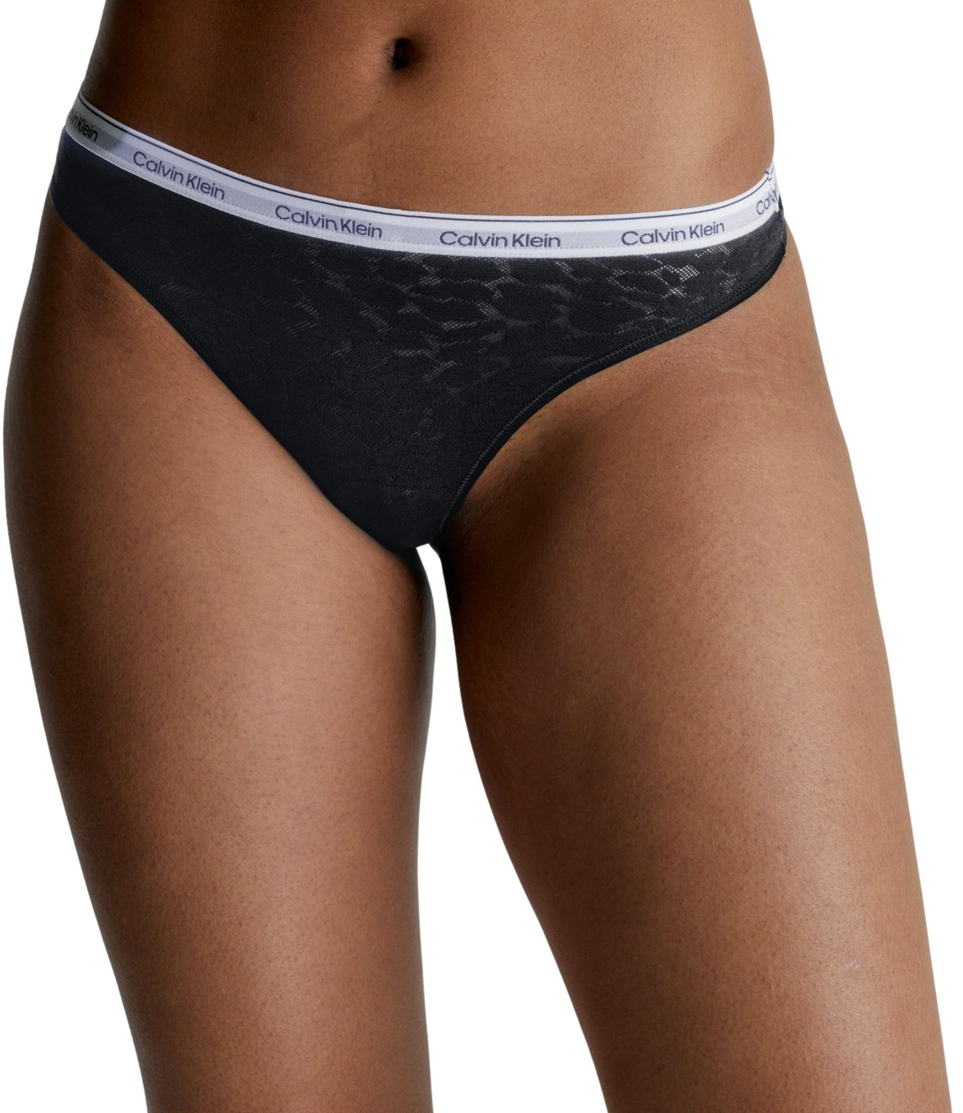Calvin Klein Women's Thong - Black - S