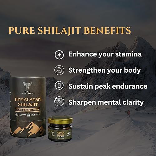 Miniatura 2 de Himalayan Shilajit Pure - 75% ácido fúlvico para máxima potencia - Resina Shilajit probada en laboratorio para hombres - Aumenta la resistencia y la