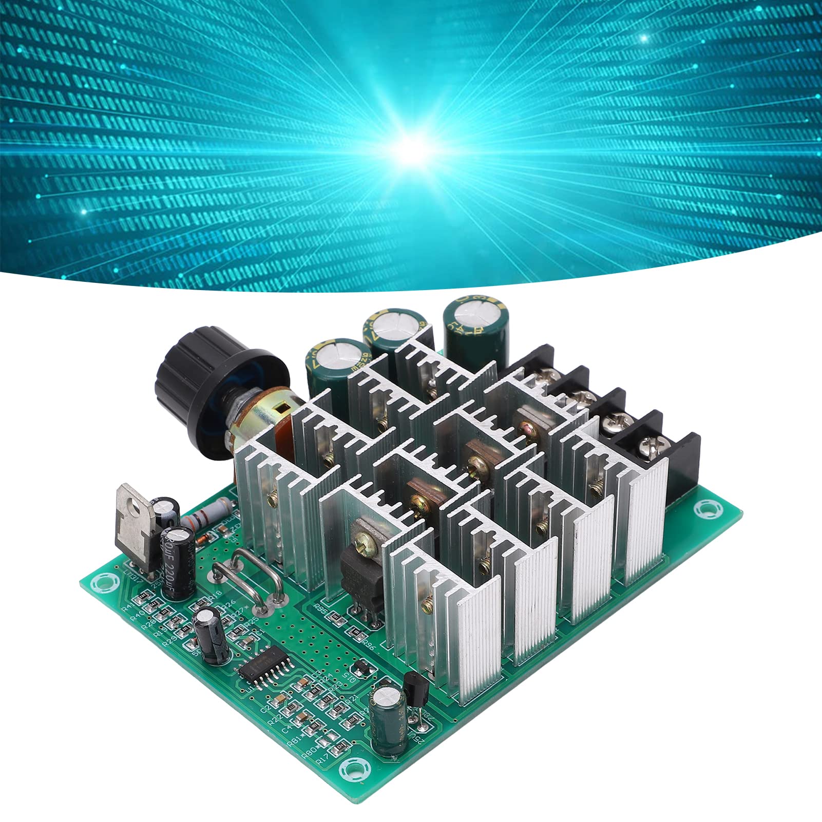 Regolatore di velocità del motore Regolatore dell'interruttore di controllo PWM 60A DC 24V Protezione sotto tensione