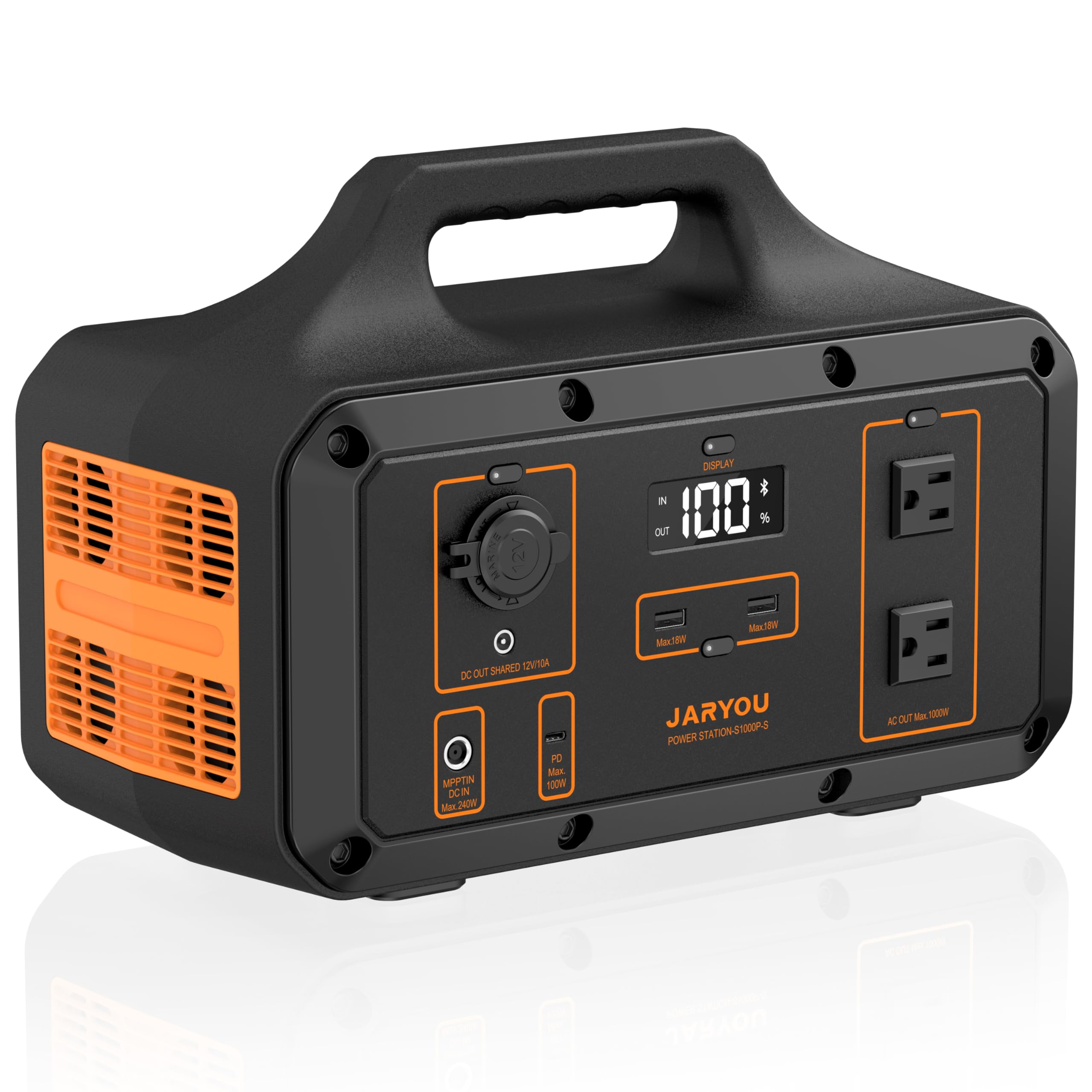 ポータブル電源 大容量 家庭蓄電池 1200w 小型 軽量 アウトドア キャンプ Yahoo!オークション - ポータブル電源 大容量 家庭用蓄電池