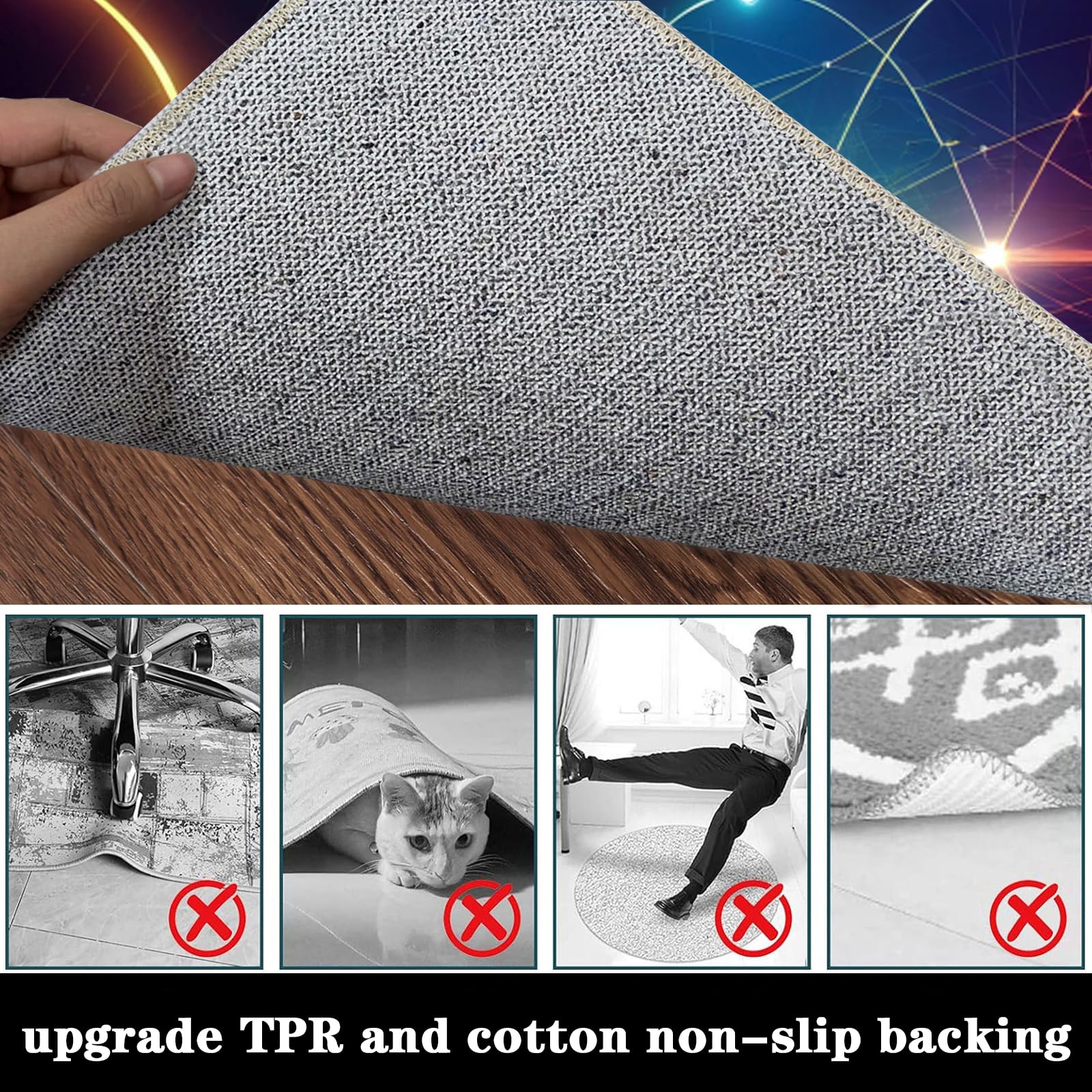 Computer Gaming Chair Mat, Color10, 90 x 140 cm - Image 6