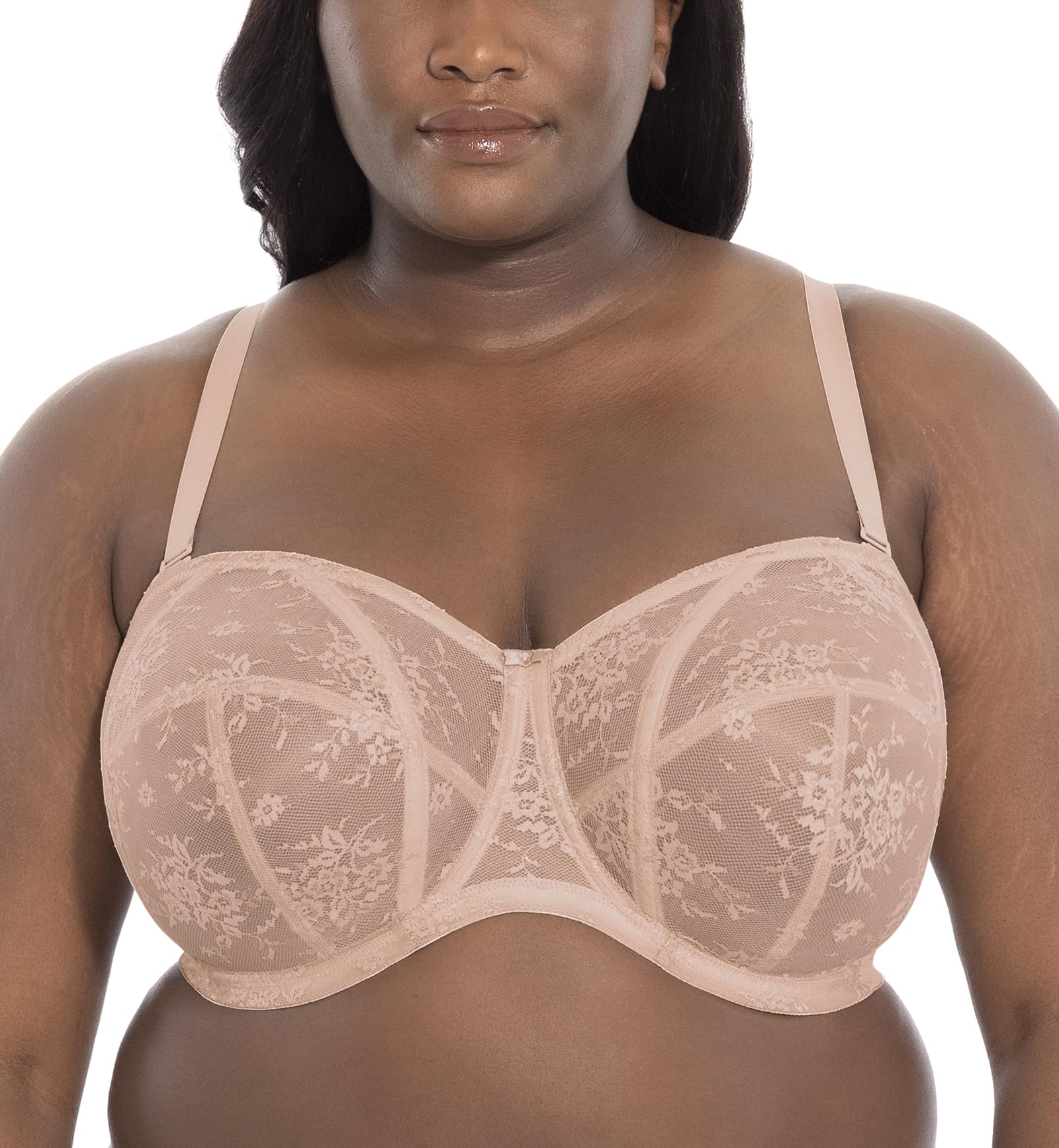 GODDESS Damen Women's Verity Underwire Strapless Bra BH, Durchsichtig, Kitz, 90M