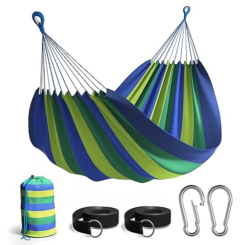 Sorbus Brazilian Double Hammock - Extra-Long 2 Person Portable Hammock