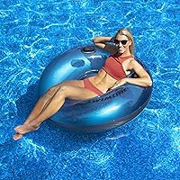 Vista 3 de Flotador De Anillo De Tubo Interior De Piscina Inflable - 48" - Azul