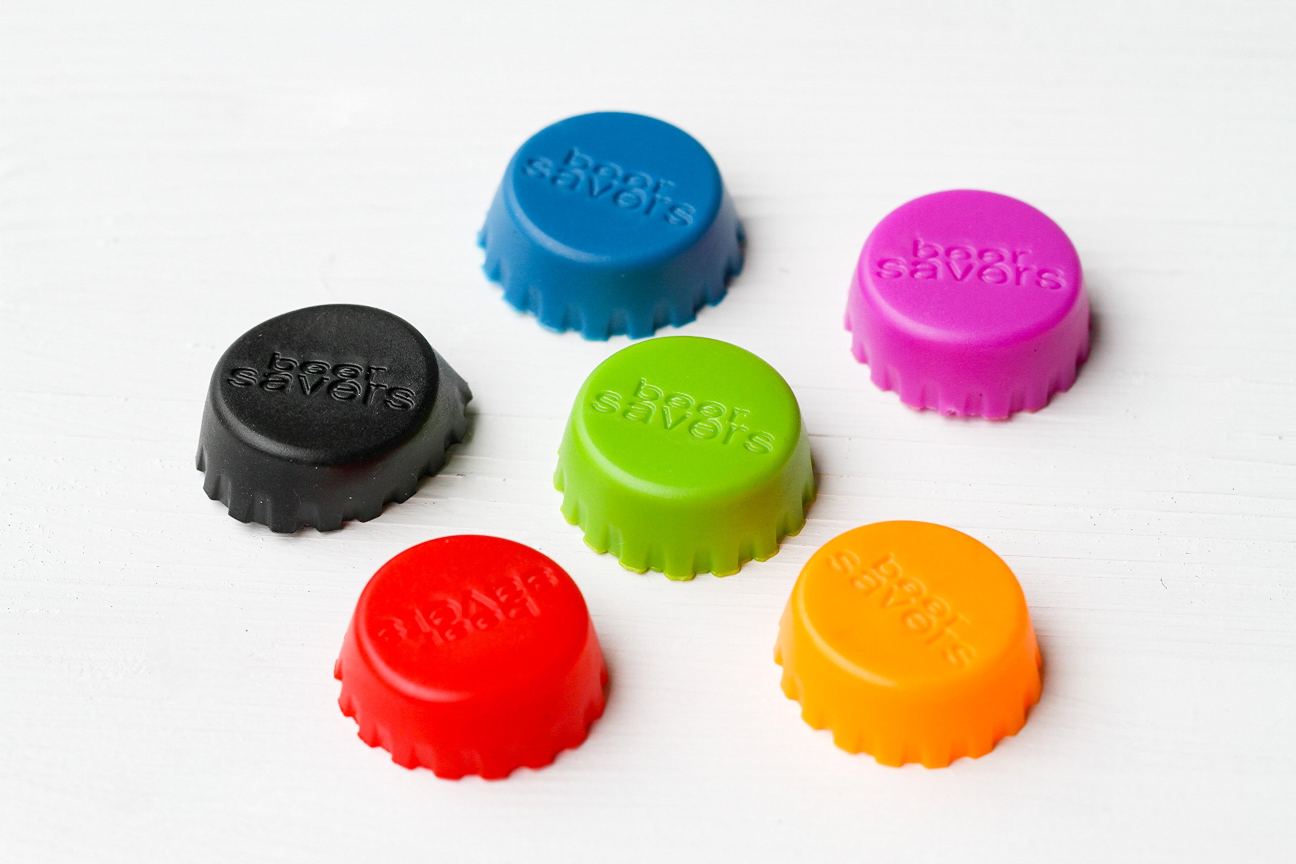 SZUAH - Tappo per bottiglia di vino, 5 pezzi, riutilizzabile, in silicone, con impugnatura superiore, colori assortiti (rosso, blu, arancione, viola, nero