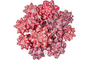 12Pcs Kraft Paper Gift Bows for Christmas, Parties, Birthdays