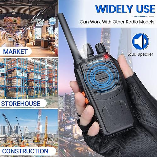 Miniatura 5 de Baofeng FRS Walkie Talkie H-888S para adultos, recargable, de largo alcance, actualización de radio bidireccional BF-888S con cargador USB VOX manos