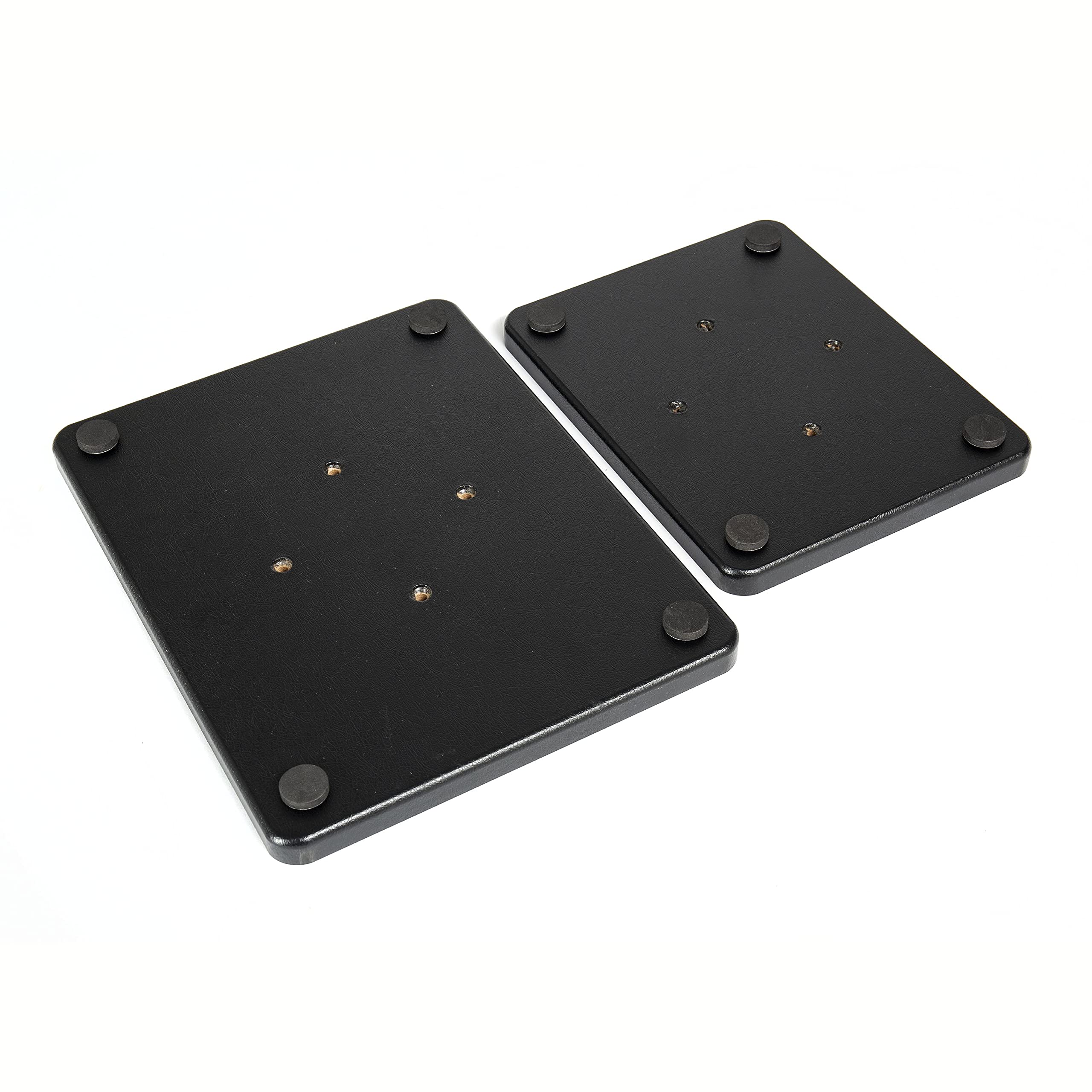 DB 060 Monitorständer, Eleganter Holzständer, Geeignet für 5-8" Lautsprecher, 90cm Höhe, Inklusive 2 Oberplatten, 2 Schraubfüße aus Gummi und Messing