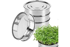 Stainless Steel Automatic Hydroponic Seed Sprouter Trays 4 Tier for Microgreens