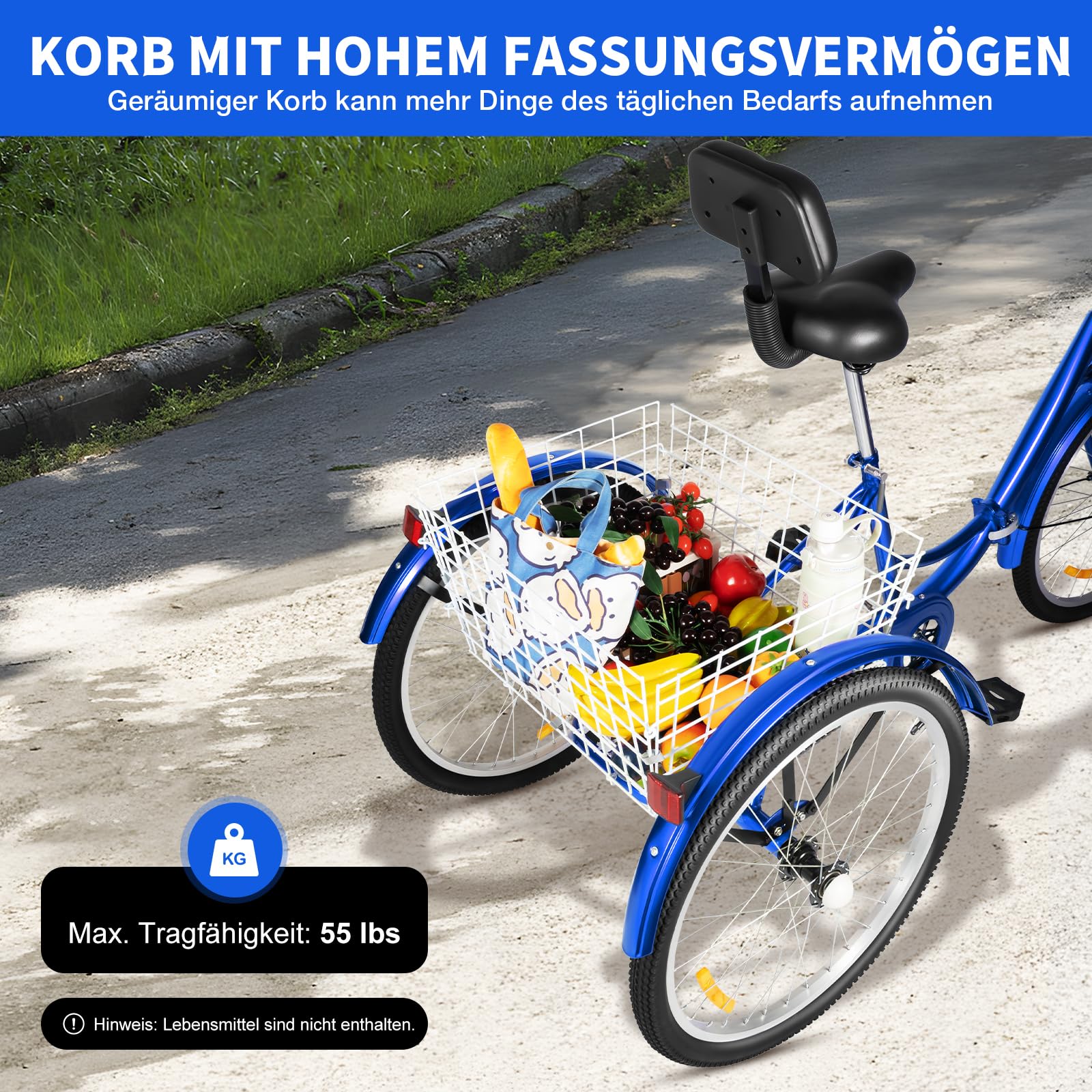 Tre Ruote Bici A Ruote Per Adulti Bicicletta Tre Ruote Adulti