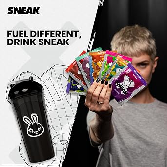 SNEAK Energy Drink Starter Pack | 9 Sachets with Shaker | No Sugar. No Nasties. Just Natural Caffeine, Focus-Boosting Nootropics
