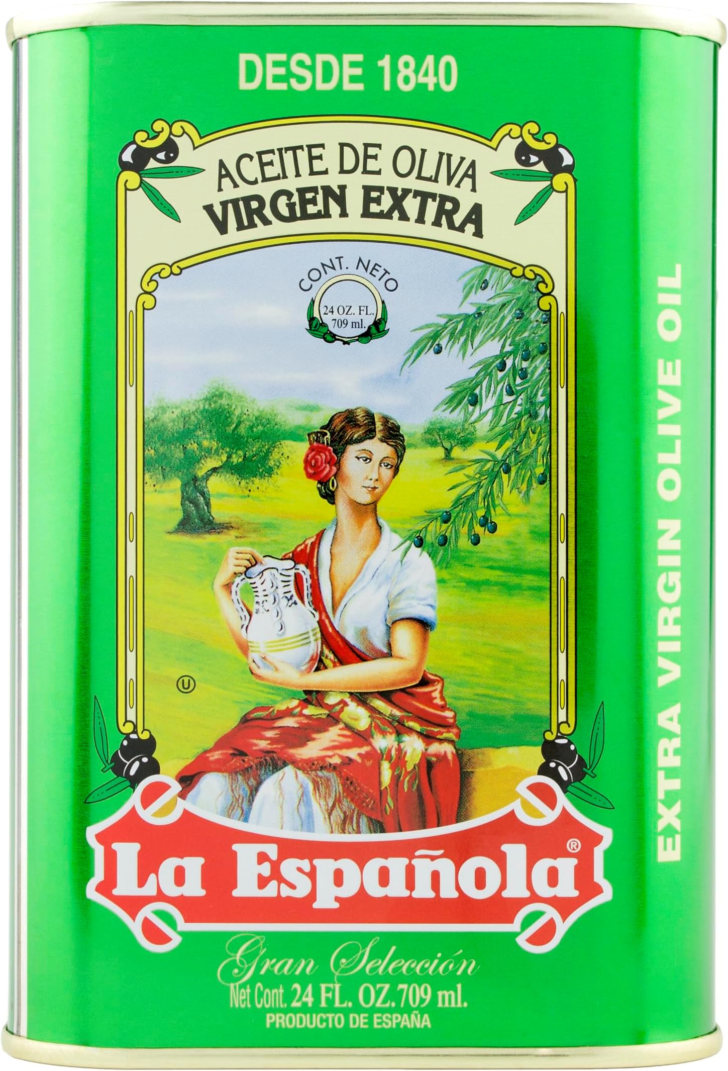 LA ESPAÑOLA First Cold Pressed Extra Virgin Olive Oil, 24 OZ