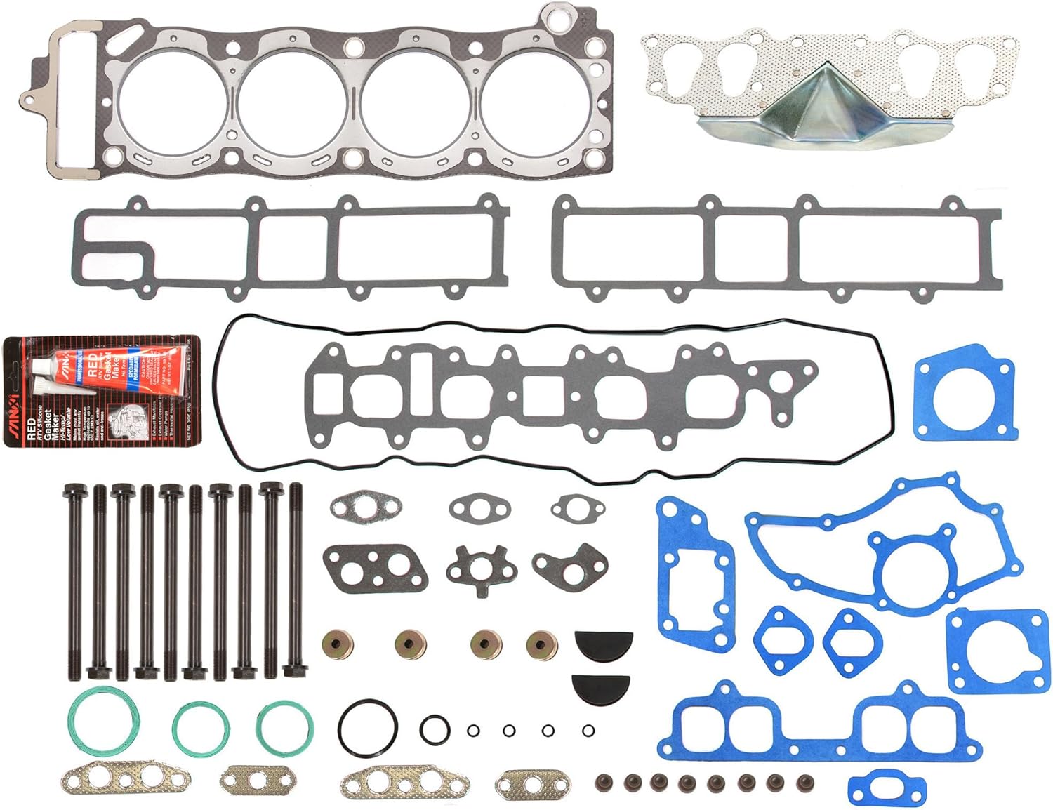 Evergreen HSHB2000 Cylinder Head Gasket Set Head Bolt