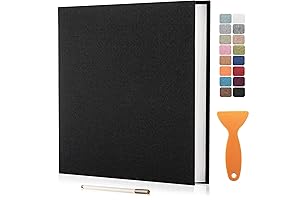 DIY Photo Scrapbook with Magnetic Linen Cover