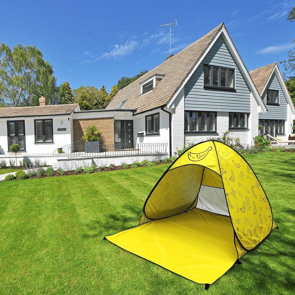 Tente De Plage, Abri, Ombre De De Plage Légère, Cabane De Canopée pour Bébé Portable, Tentes De Plage -up Automatique pour Les Enfants