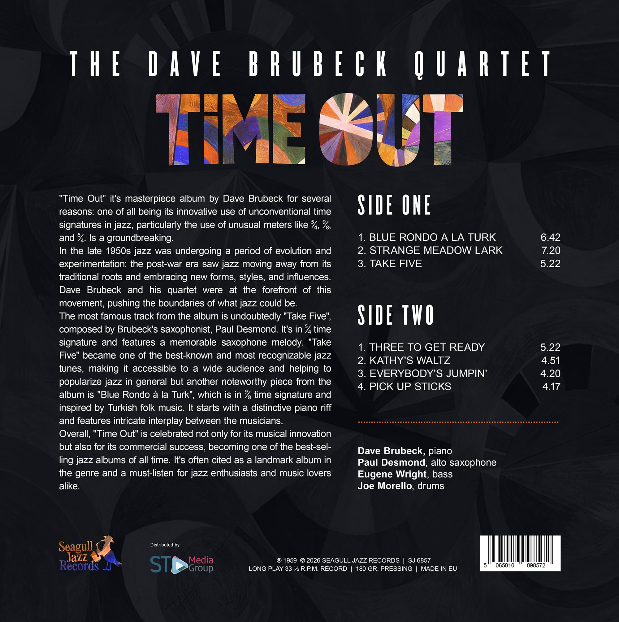 The Dave Brubeck Quartet - Time Out - Limited Colored Edition | Vinile Greatest Jazz Hits
