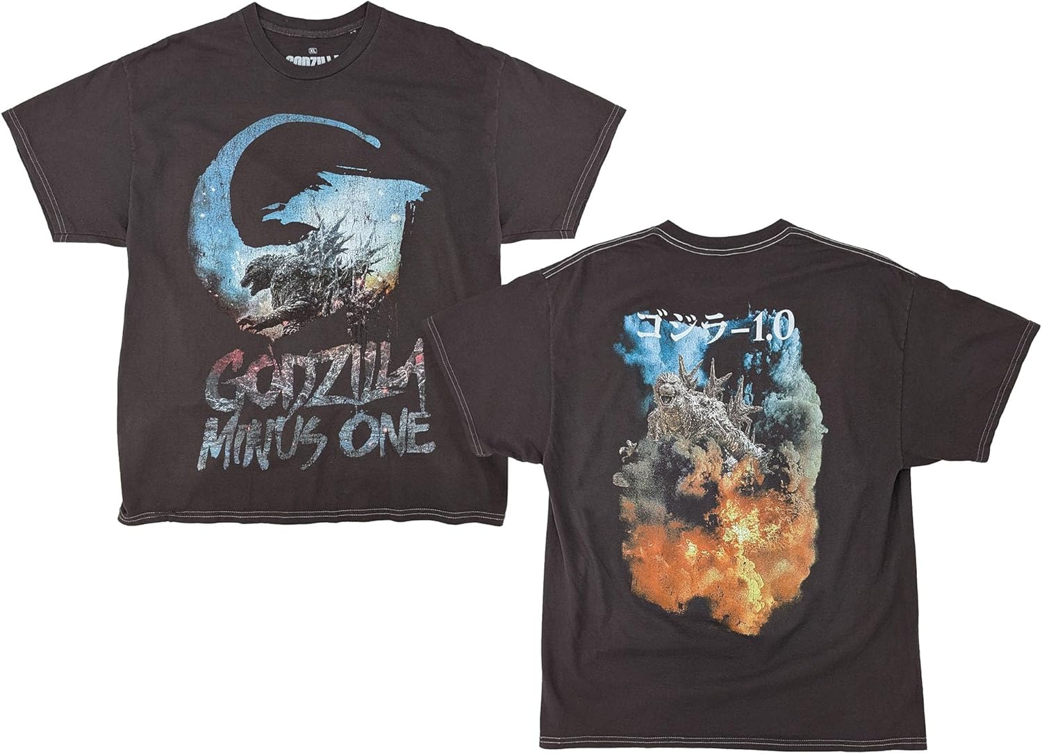 Ripple Junction Godzilla Movie Men's Graphic T-Shirt Officially Licensed